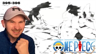 LUFFY PUNCHES A CELESTIAL DRAGON!! | One Piece Reaction Episode 395-396