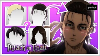 ¿PUEDES ADIVINAR EL PELO DE SHINGEKI NO KYOJIN? 💜 Shingeki no Kyojin/Attack on Titan CHALLENGE/QUIZ