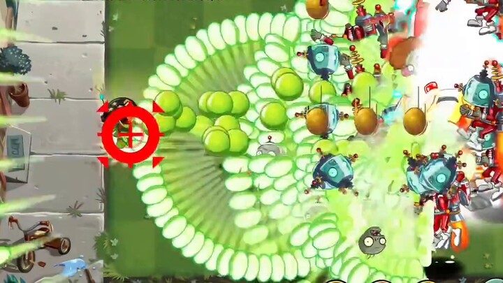 [pvz2] When the big brother learned the art of barrage warfare...