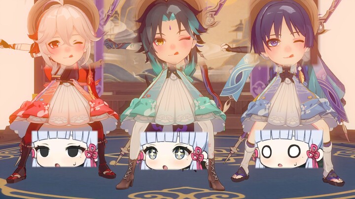 Our trendy boy band also has little skirts to wear, let’s have fun! 🥵