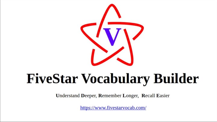 FiveStar Vocabulary Builder