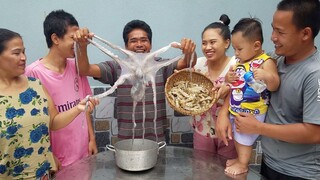 Bạch Tuộc Nhúng Giấm ''Nhâm Nhi'' Ấm Lòng Ngày Mưa | Ngư Dân Miền Tây