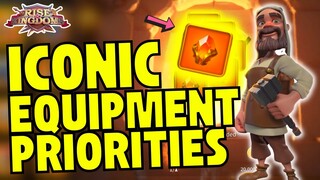 PRIORITAS ICONIC CRYSTAL LEGENDARY EQUIPMENT | EVENT ARTISAN's FORGE | Rise Of Kingdoms Indonesia