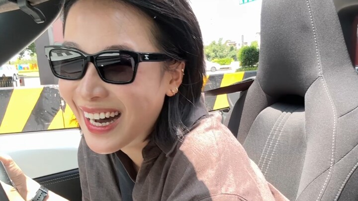 I drive a Mazda, and there’s heavy traffic—I’m heading home for the day first.