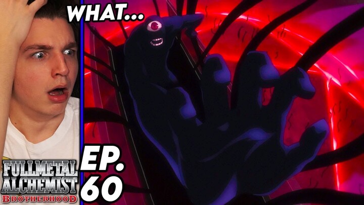 EYE OF HEAVEN, GATEWAY OF EARTH... | Fullmetal Alchemist: Brotherhood Episode 60 REACTION!!
