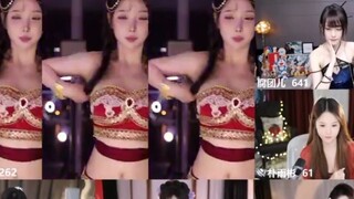 Minana cosplays as Wang Yuyan's dance