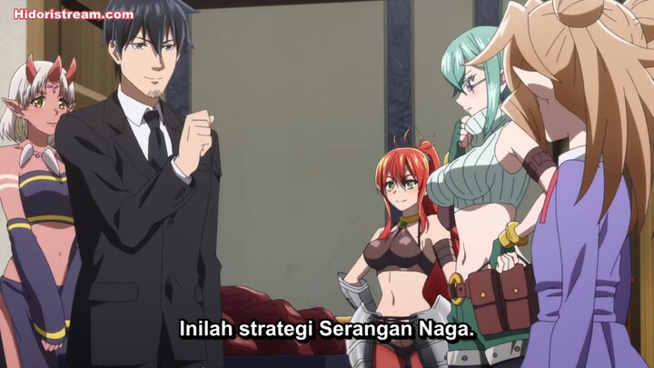 Ep - 9 Salaryman ga Isekai ni Ittara Shitennou ni Natta Hanashi [SUB INDO]