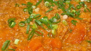 Give this new way of eating a try—tomato-fried egg mixed with rice is really delicious! Siblings at 