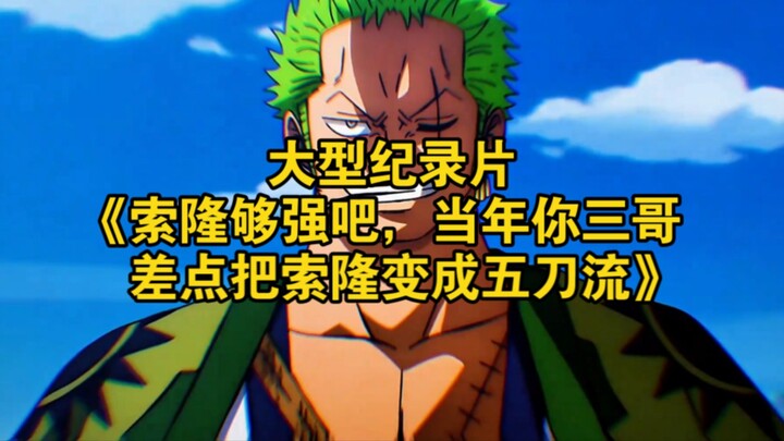 Documentary: “Isn’t Zoro awesome? Back then, your third brother almost turned Zoro into a five-sword
