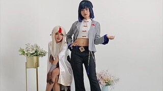 Photo session cosplay "Ningguang &Yelan Pizza Hut"