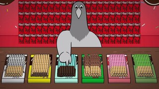 [短TOON] 鸟脑袋吃吃巧克力棒
