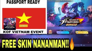 NEW KOF VPN VIETNAM EVENT (FREE SKIN) || MLBB