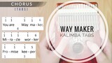 Way Maker - Kalimba Tabs and Tutorial