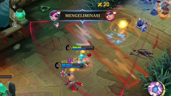 GAMEPLAY NANA MOBILE LEGEND BANG BANG tapi ending nya😢