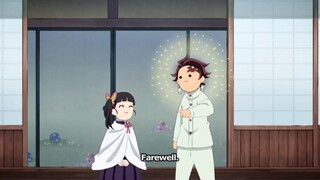 Demon Slayer Kanao and Tanjiro cute moment