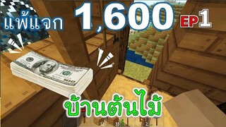 บ้านต้นไม้ EP1 โหมด Cruel แพ้แจก 1600 -Survivalcraft [พี่อู๊ด JUB TV]