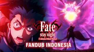 [EPIC FIGHT] FATE: STAY NIGHT - Archer vs Lancer (DUB INDONESIA)
