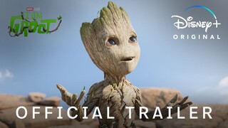 الإعلان الرسمي لـ مسلسل I Am Groot علي Disney + .