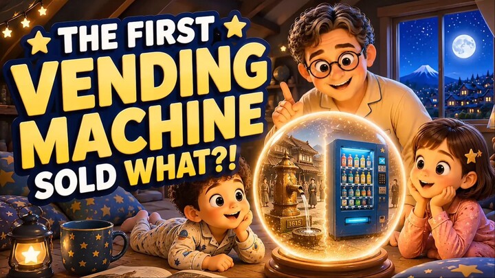 EP9｜第一台自动售货机卖的是什么？🥤｜What Did the First Vending Machine Sell?｜Slow, Gentle English 历史动画