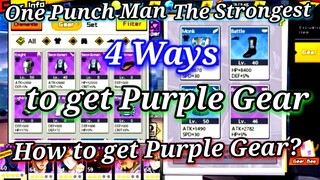 Cara untuk mendapatkan Gear Ungu | One Punch Man : The Strongest