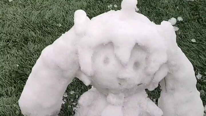 Wow, snow fufu