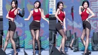 200w人看过的40度黑丝高跟路演｜AOA《短裙》惠晶位直拍