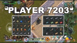 "PLAYER 7203"using unfinished turrets to block | REVENGE RAID -  Last Day On Earth: Survival