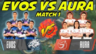 GILA EVOS NGEPRESS ABIS-ABISAN COKK!! Match 1 MPL S6