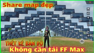 Cách thết kế bản đồ bằng Free fire thường không cần FF max cực dễ | Share code map đẹp | Free Fire