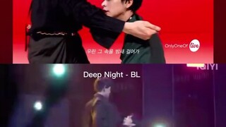 deep night and onlyone of similar dance