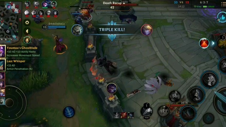 Wildrift rengar 3kill in 1 hit