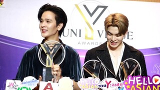 ยุ่น-ต้น รับ 3 รางวัล Y Universe