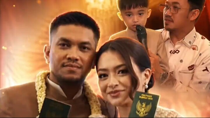 Doa tulus Adzam di pernikahan Nathalie sukses mencuri perhatian.