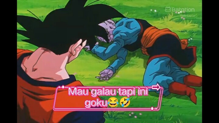 Momen kocak, son goku dan dewa penguasa alam semesta 😂🤣🤣