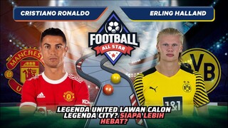 Cristiano Ronaldo vs Erling Halland: Legenda United Lawan Calon Legenda City? | Football Match 18