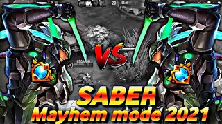 SABER VS SABER MAYHEM MODE 2021 | MASTER BODAK - TOP GLOBAL/PHILIPPINES SABER - Mobile Legends