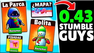 NUEVA ACTUALIZACION *0.43* STUMBLE GUYS!! 👀🔥 Nuevas Skins, Emotes, Pisadas y Más!!