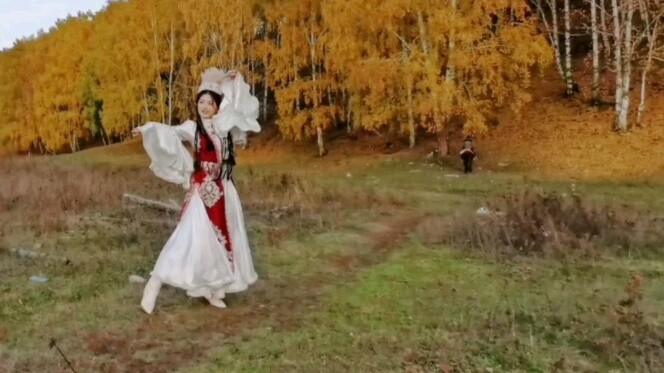 Kazakh dance "Black Horse" on-site improvisation