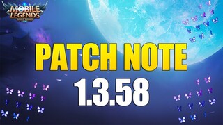 RAFAELA/EUDORA/MIYA REMODEL, SKIN SEASON 11 BANE, HERO BUFF/NERF - PATCH NOTE 1.3.58 MOBILE LEGENDS