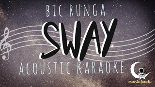 SWAY Bic Runga ( Acoustic Karaoke )