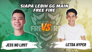 Jess No Limit vs LetDa Hyper: Skill Siapa Lebih GG Main FF? | Mabar Free Fire Match 68 #short