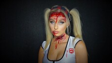 GORY ZOMBIE HALLOWEEN MAKEUP TUTORIAL