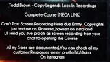 Todd Brown  course  - Copy Legends Lock-In Recordings download