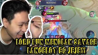 Lord tak rela Lancelot Bang Jeje SAVAGE😂😂 - Clip MLBB