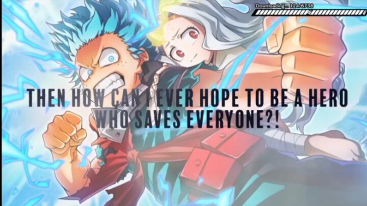 Loading Screen game My Hero Academia