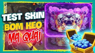 [Free Fire] Test Skin Bom Keo Ma Quái Cực Chất, Tốn Bao Nhiêu Kim Cương | Lưu Trung TV