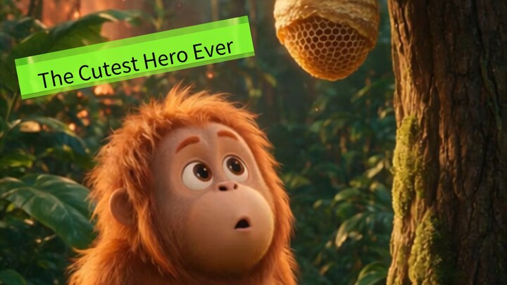 Orang Utan saves Bees from forest fire! Real Hero