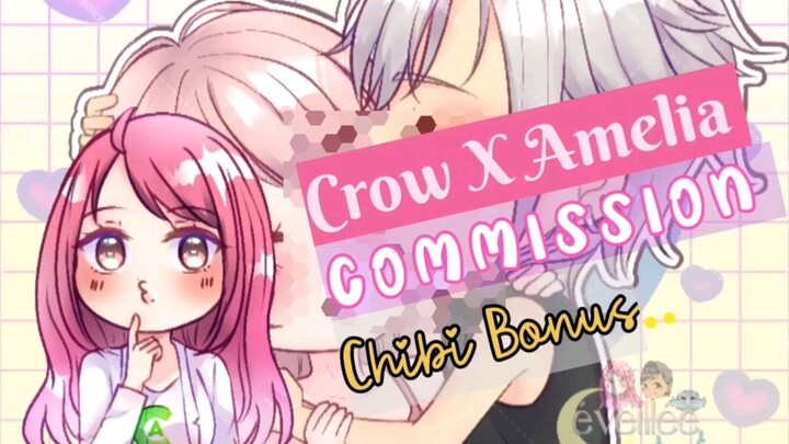 Menggambar Chibi Bonus untuk Klien VGen Commission