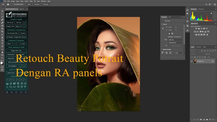 BELAJAR  Retouching Beauty Portrait