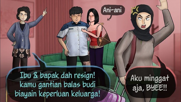 KELUARGA TOXIC - kurang kasih duit dikata anak durhaka  Kartun Animasi Drama